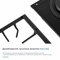 Газовая варочная панель Zugel ZGH292B, черный