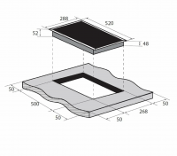 Газовая варочная панель Zugel ZGH292B, черный