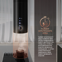 Вытяжка каминная Weissgauff Tubus 1406 Island, черный