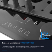 Газовая варочная панель Zugel ZGH602X, черный