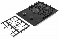 Газовая варочная панель Zugel ZGH602X, черный