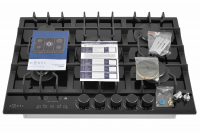 Газовая варочная панель Zugel ZGH602X, черный