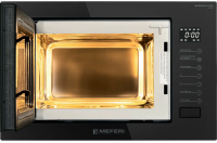 Встраиваемая микроволновая печь СВЧ Meferi MMO6025BK MATT ULTRA