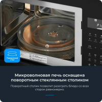 Встраиваемая микроволновая печь ZUGEL ZMO251B