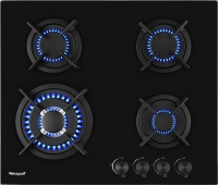 Газовая варочная панель Weissgauff HGG 640 BGB, черный