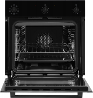 Электрический духовой шкаф Weissgauff EOV 206 SB Black Edition, черный