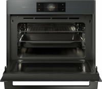 Компактный электрический духовой шкаф с СВЧ Asko Elements OCM8478GG, серый