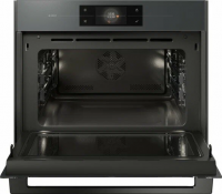 Компактный электрический духовой шкаф с СВЧ Asko Elements OCM8478GG, серый