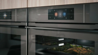 Компактный электрический духовой шкаф с СВЧ Asko Elements OCM8478GG, серый