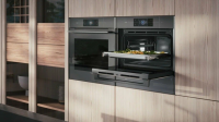 Компактный электрический духовой шкаф с СВЧ Asko Elements OCM8478GG, серый