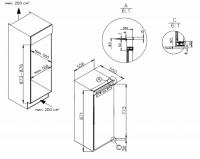 Встраиваемый морозильник Zugel ZFI870NF