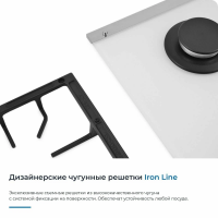 Газовая варочная панель Zugel ZGH601W, белый