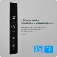 Холодильник Zugel ZRCD430B, черный