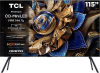 Телевизор QLED TCL 115X955, Smart TV, черный