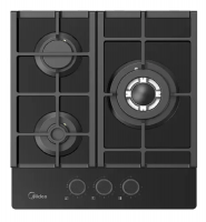 Газовая варочная панель Midea MG449TGB, черный