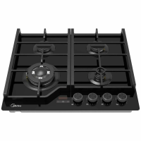 Газовая варочная панель Midea MG697TTGB, черный