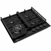 Газовая варочная панель Midea MG697TTGB, черный