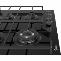 Газовая варочная панель Midea MG697TTGB, черный
