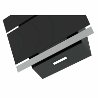 Вытяжка наклонная Midea MH60AN668GB, черный