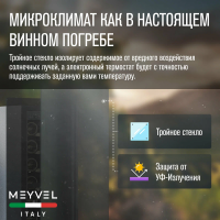 Винный шкаф Meyvel MV9NH-KWT1, белый