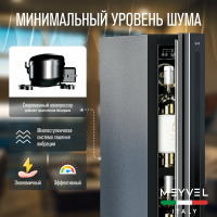 Винный шкаф Meyvel MV9NH-KWT1, белый