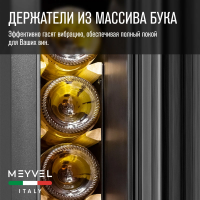 Винный шкаф Meyvel MV9NH-KWT1, белый