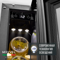 Винный шкаф Meyvel MV9NH-KWT1, белый