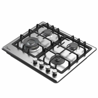 Газовая варочная панель Midea MG643TX, нержавеющая сталь