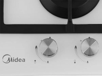 Газовая варочная панель Midea MG3260TGW, белый
