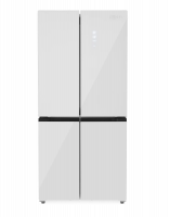 Холодильник Side by Side Zugel ZRCD430W, белое стекло