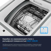 Стиральная машина Zugel ZWT813I Inverter , белый