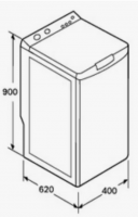 Стиральная машина с верхней загрузкой Whirlpool TDLR 55130S EU/N, белый