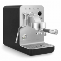 Кофеварка рожковая Smeg EMC02BLMEU, черный/серебристый