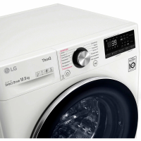 Стиральная машина с паром LG TW4V9RW9W, белый/черный