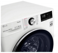 Стиральная машина с паром LG TW4V9RW9W, белый/черный