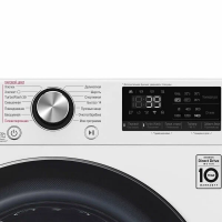 Стиральная машина с паром LG TW4V9RW9W, белый/черный