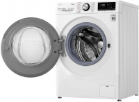 Стиральная машина с паром LG TW4V9RW9W, белый/черный