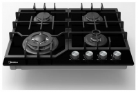 Газовая варочная панель Midea MG643TGB, черный