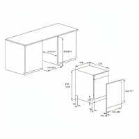 Встраиваемая посудомоечная машина 45 см Hotpoint HIS 2D85 DWT белый