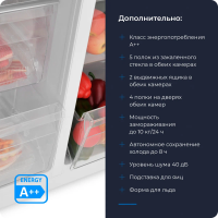 Холодильник Side-by-Side Zugel ZRSS630B, черный