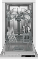 Встраиваемая посудомоечная машина Hotpoint HIS 1C56W, 45 см, белый