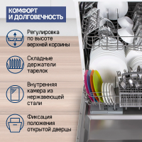 Посудомоечная машина Maunfeld MWF12I, белый