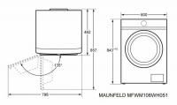 Стиральная машина Maunfeld MFWM106WH051