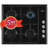 Газовая варочная панель Simfer H60Q40B411, черный