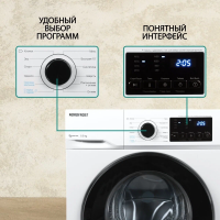 Стиральная машина NORDFROST i-WSQ4 8140 W белый