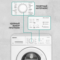 Стиральная машина Nordfrost WM 6100 W