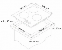 Электрическая варочная панель Simfer H45D13B020, черный