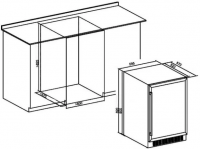 Винный шкаф встраиваемый Weissgauff WWC-46 DB DualZone