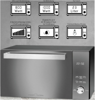 Микроволновая печь Profi Cook PC-MWG 1204 schwarz