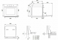 Электрический духовой шкаф Bertazzoni F6011PROVPTN/23